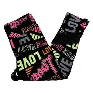 No Boundaries Women's SUPER SOFT "LOVE" Capri Leggings, Size M (7-9)
